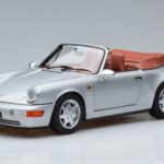 Porsche 911 964 Carrera 2 Kabriolet Stříbrný Norev 1:18 187330 Kov