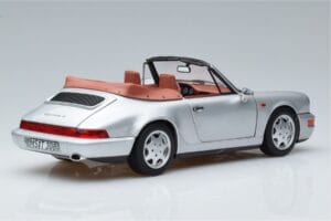 Porsche 911 964 Carrera 2 Kabriolet Stříbrný Norev 1:18 187330 Kov – obrázek 3 z 7