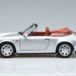 Porsche 911 964 Carrera 2 Kabriolet Stříbrný Norev 1:18 187330 Kov - image 4 of 7