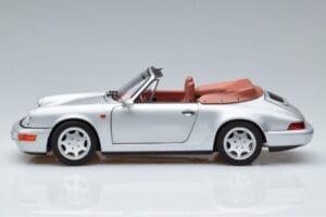 Porsche 911 964 Carrera 2 Kabriolet Stříbrný Norev 1:18 187330 Kov – obrázek 4 z 7