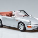 Porsche 911 964 Carrera 2 Kabriolet Stříbrný Norev 1:18 187330 Kov - image 5 of 7