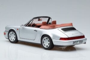 Porsche 911 964 Carrera 2 Kabriolet Stříbrný Norev 1:18 187330 Kov – obrázek 6 z 7