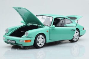 Porsche 911 964 Carrera 2 Mint Zelený Norev 1:18 187327 Kov – obrázek 2 z 8