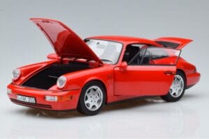 Porsche 911 964 Carrera 2 Červený Norev 1:18 187320 Kov – obrázek 2 z 7