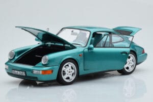 Porsche 911 964 Carrera 2 Wimbledon Zelený Norev 1:18 187329 Kov – obrázek 2 z 8
