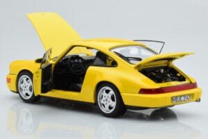 Porsche 911 964 Carrera 2 Žlutý Norev 1:18 187328 Kov – obrázek 3 z 8