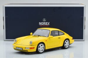 Porsche 911 964 Carrera 2 Žlutý Norev 1:18 187328 Kov – obrázek 8 z 8