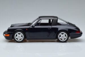 Porsche 911 964 Carrera 4 Targa Modrý Norev 1:18 187340 Kov – obrázek 4 z 8