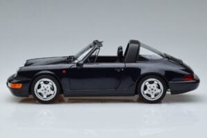 Porsche 911 964 Carrera 4 Targa Modrý Norev 1:18 187340 Kov – obrázek 5 z 8