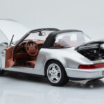 Porsche 911 964 Carrera 4 Targa Polar Stříbrný Norev 1:18 - image 3 of 9