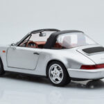 Porsche 911 964 Carrera 4 Targa Polar Stříbrný Norev 1:18 - image 8 of 9