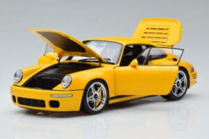 Porsche 911 964 RUF CTR Anniversary Blossom Žlutý Almost Real 1:18 880301 Kov – obrázek 2 z 8