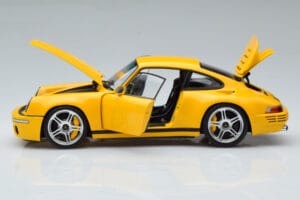 Porsche 911 964 RUF CTR Anniversary Blossom Žlutý Almost Real 1:18 880301 Kov – obrázek 4 z 8