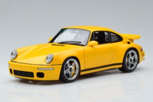 Porsche 911 964 RUF CTR Anniversary Blossom Žlutý Almost Real 1:18