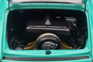 Porsche 911 964 RUF SCR Pearl Mint Zelený Almost Real 1:18 880206 Kov – obrázek 9 z 10
