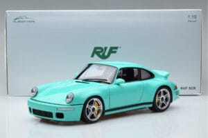 Porsche 911 964 RUF SCR Pearl Mint Zelený Almost Real 1:18 880206 Kov – obrázek 10 z 10