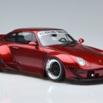 Porsche 911 964 RWB Duck Tail Candy Apple GT Spirit 1:18 GT759 Pryskyřice - image 4 of 6