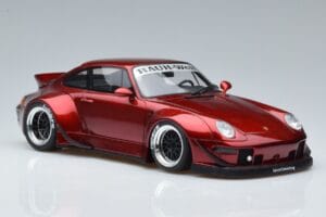 Porsche 911 964 RWB Duck Tail Candy Apple GT Spirit 1:18 GT759 Pryskyřice – obrázek 4 z 6