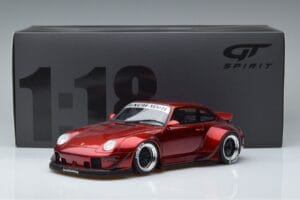 Porsche 911 964 RWB Duck Tail Candy Apple GT Spirit 1:18 GT759 Pryskyřice – obrázek 6 z 6