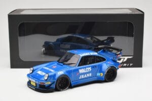 Porsche 911 964 RWB Osho Arrow Modrý GT Spirit 1:18 GT448 Pryskyřice – obrázek 6 z 6