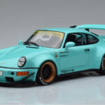 Porsche 911 964 RWB Tiffany Modrý GT Spirit 1:18