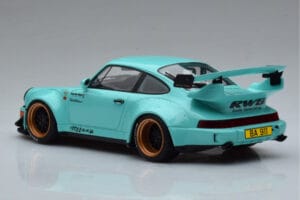 Porsche 911 964 RWB Tiffany Modrý GT Spirit 1:18 GT875 Pryskyřice – obrázek 5 z 6
