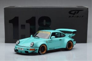 Porsche 911 964 RWB Tiffany Modrý GT Spirit 1:18 GT875 Pryskyřice – obrázek 6 z 6