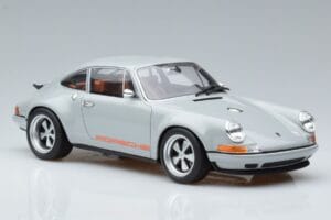 Porsche 911 964 Singer Šedý GT Spirit 1:18 GT088 Pryskyřice – obrázek 4 z 6
