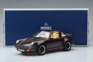 Porsche 911 964 Turbo Targa Hnědý Norev 1:18 187665 Kov – obrázek 8 z 8