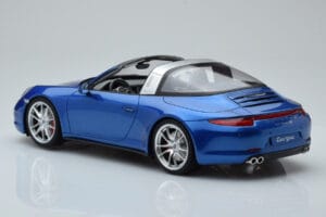 Porsche 911 991 4S Targa Modrý GT Spirit 1:18 GT037 Pryskyřice – obrázek 4 z 5