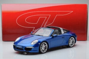 Porsche 911 991 4S Targa Modrý GT Spirit 1:18 GT037 Pryskyřice – obrázek 5 z 5