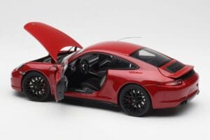 Porsche 911 991 Carrera GTS Carmine Červený Schuco 1:18 450039000 Kov – obrázek 5 z 8