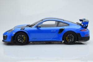 Porsche 911 GT2 RS 991.2 Weissach Package Modrý Černá Hořčíková Kola Minichamps 1:18 153068316 Kov – obrázek 3 z 6
