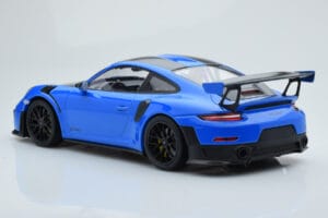 Porsche 911 GT2 RS 991.2 Weissach Package Modrý Černá Hořčíková Kola Minichamps 1:18 153068316 Kov – obrázek 5 z 6