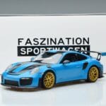 Porsche 911 991.2 GT3 RS Weissach Package Miami Modrý Zlatá Kola Minichamps 1:18 153068310 Kov - image 6 of 6