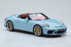 Porsche 911 991.2 Speedster Meissen Modrý GT Spirit 1:18 GT408 Pryskyřice – obrázek 4 z 6