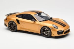 Porsche 911 991.2 Turbo S Exclusive Zlatý GT Spirit 1:18 GT444 Pryskyřice – obrázek 4 z 6