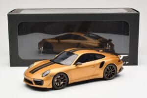 Porsche 911 991.2 Turbo S Exclusive Zlatý GT Spirit 1:18 GT444 Pryskyřice – obrázek 6 z 6