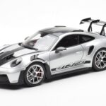 Porsche 911 992 GT3 Weissach Pack GT Stříbrný Metalíza Norev 1:18