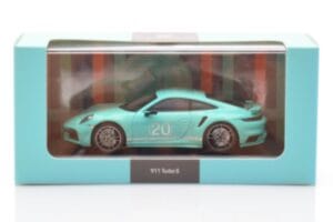 Porsche 911 992 Turbo S Mint Zelený Minichamps 1:43 WAP0209070N003 Kov – obrázek 4 z 4