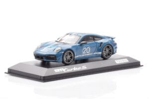Porsche 911 992 Turbo S Oslo Modrý Minichamps 1:43 WAP0209050N001 Kov – obrázek 2 z 4