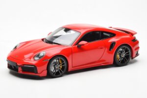 Porsche 911 992 Turbo S Sport Design Červený Minichamps 1:18