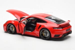 Porsche 911 992 Turbo S Sport Design Červený Minichamps 1:18 113069078 Kov – obrázek 5 z 8