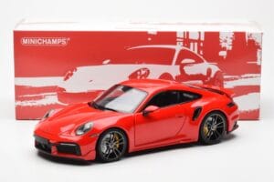 Porsche 911 992 Turbo S Sport Design Červený Minichamps 1:18 113069078 Kov – obrázek 8 z 8