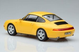 Porsche 911 993 Carrera Žlutý Norev 1:18 187596 Kov – obrázek 5 z 6
