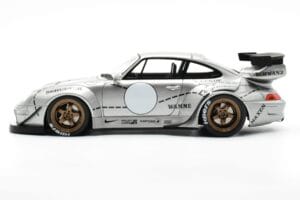 Porsche 911 993 RWB Stříbrný Phantom Asia Edition GT Spirit 1:18 CLDC017 Pryskyřice – obrázek 3 z 6