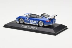 Porsche 911 996 GT3 Cup EMC2 #4 Hardt Porsche Carrera Cup 2004 Minichamps 1:43 400046204 Kov – obrázek 3 z 4