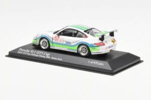 Porsche 911 996 GT3 Cup #57 M. Snow IMSA GT3 Challenge 2008 Minichamps 1:43 400086757 Kov – obrázek 3 z 4