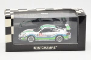 Porsche 911 996 GT3 Cup #57 M. Snow IMSA GT3 Challenge 2008 Minichamps 1:43 400086757 Kov – obrázek 4 z 4