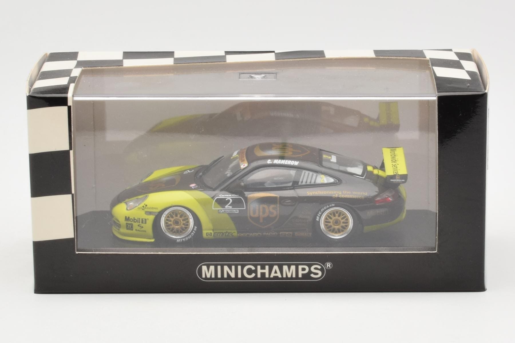 Porsche 911 996 GT3 Cup #2 UPS Mamerow Minichamps 1:43 WAP02012215 Kov – obrázek 4 z 4